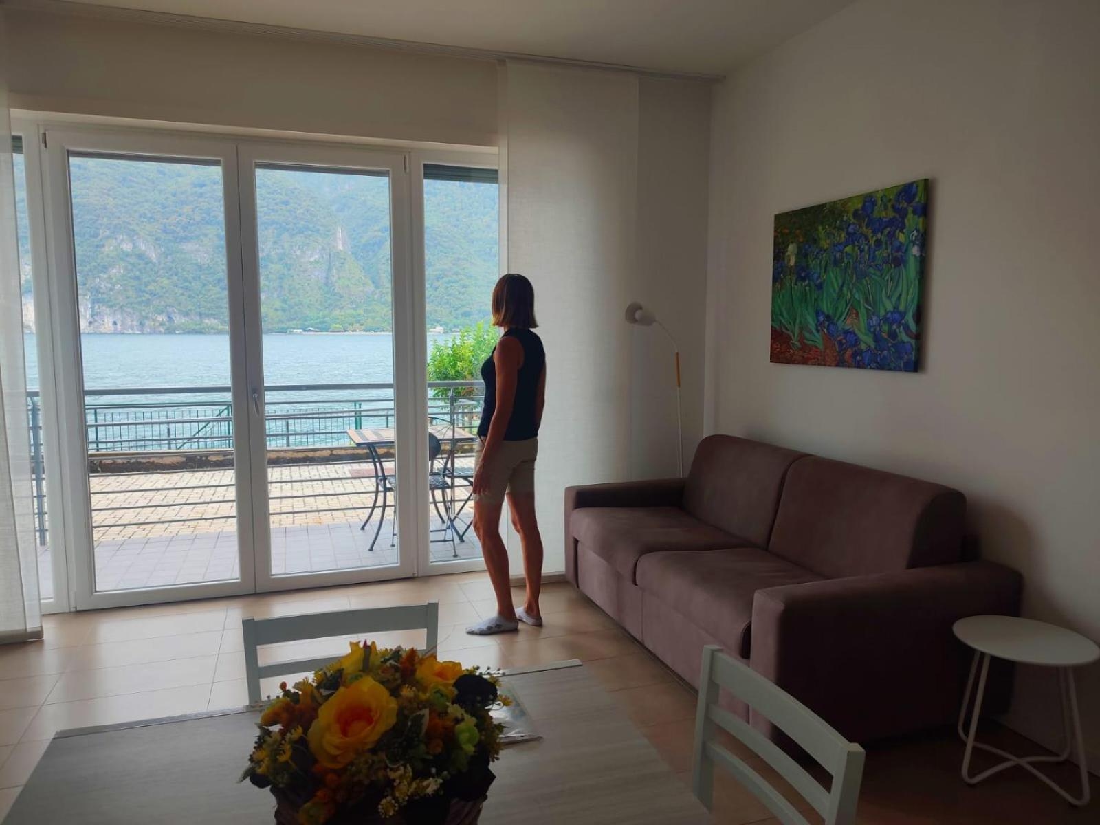 Lake Como Casa La Rosa Abbadia Lariana Exterior photo